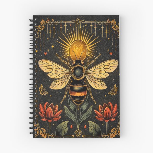 Item preview, Mystic Occult Bee Tarot Card Art - Celestial Honeybee Witchy Design designed and sold by myforestfog.