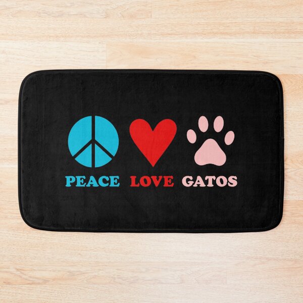 Item preview, Peace, Love & Gatos designed and sold by Cut & Paste Productions.