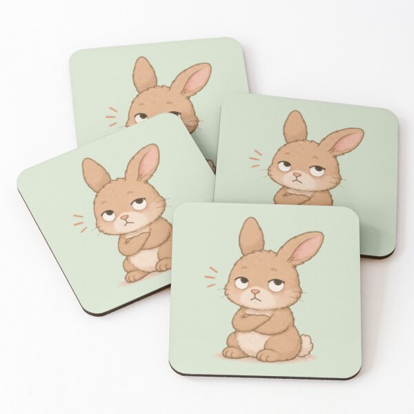Item preview, Cute Eye Roll Bunny designed and sold by MellowMunchkins.