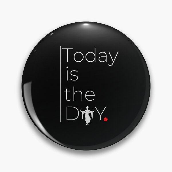 Item preview, Today Is The Day Inspirational Motivation Quote designed and sold by DesignsCreative.