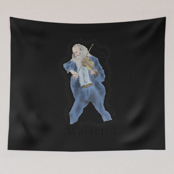 Item preview, Passionate Fiddler Musician Blue Suit Art designed and sold by Kartezartion.