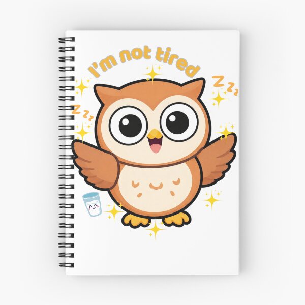 Item preview, I’m Not Tired Owl designed and sold by BRIGHT LITTLE STUDIO.