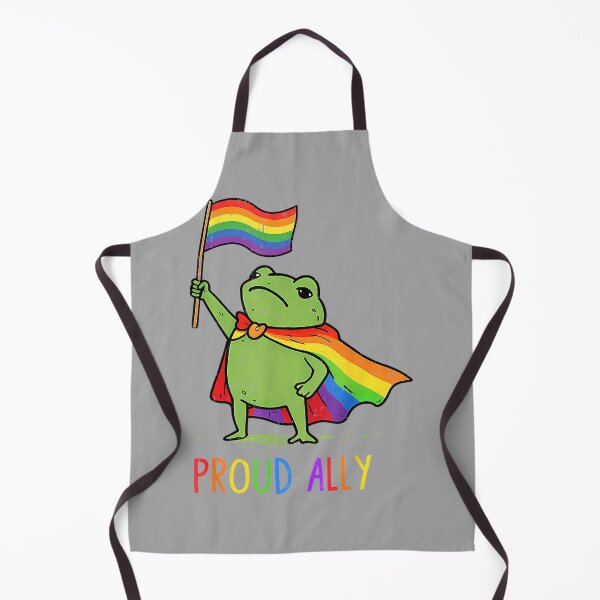 Item preview, Funny Frog Meme Proud Ally Pride Rainbow LGBTQ Gay Lesbian designed and sold by GreggRoss.