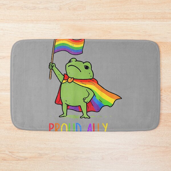 Item preview, Funny Frog Meme Proud Ally Pride Rainbow LGBTQ Gay Lesbian designed and sold by GreggRoss.