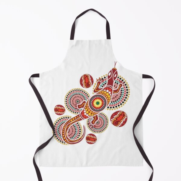 Item preview, Sacred Goanna: Indigenous Style Dot Art ! Australian Aboriginal Style Lizard & Mandalas ! Tribal Echoes: Earthy Lizard Dot Art designed and sold by Ulikedigital14.