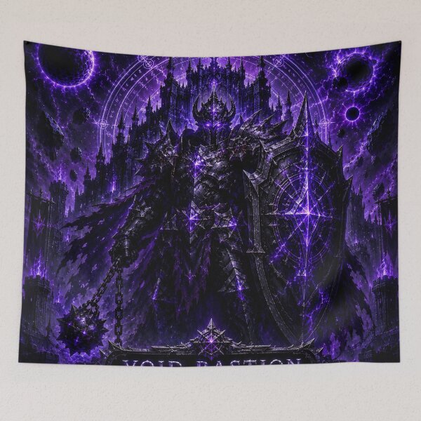 Item preview, Void Bastion (Series 9) - Cyberpunk Interstellar Impenetrable Iron Fortress Mech Art designed and sold by RiteshCenter.