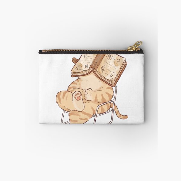 Item preview, Cute Sleepy Ginger Cat Napping Under Book designed and sold by CrystalMineArts.