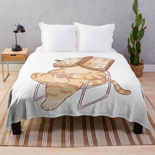 Item preview, Cute Sleepy Ginger Cat Napping Under Book designed and sold by CrystalMineArts.