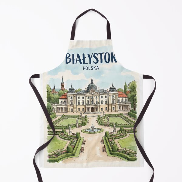 Item preview, Białystok Poland Illustrated Travel Poster designed and sold by Ar0undTheW0rld.