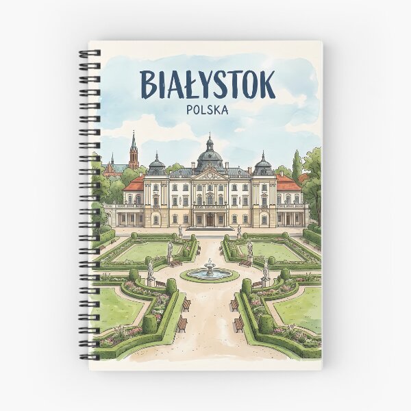 Item preview, Białystok Poland Illustrated Travel Poster designed and sold by Ar0undTheW0rld.