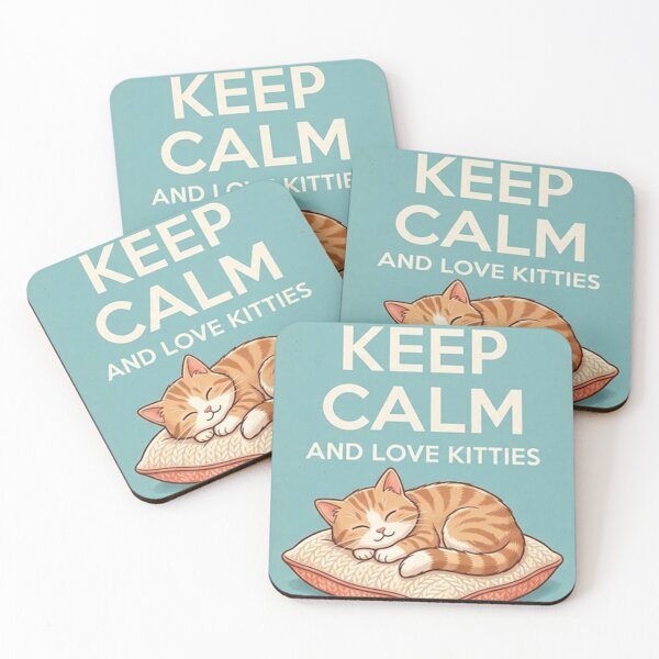 Item preview, Poster keep calm kitty and love kitties designed and sold by petterhansen.