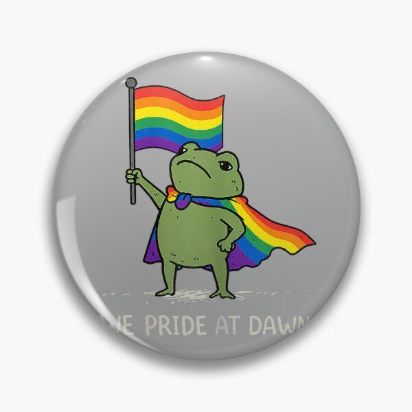 Item preview, Funny Frog We Pride At Dawn Rainbow Flag LGBT Pride Month designed and sold by GreggRoss.