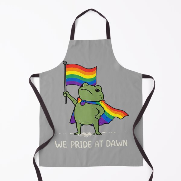 Item preview, Funny Frog We Pride At Dawn Rainbow Flag LGBT Pride Month designed and sold by GreggRoss.