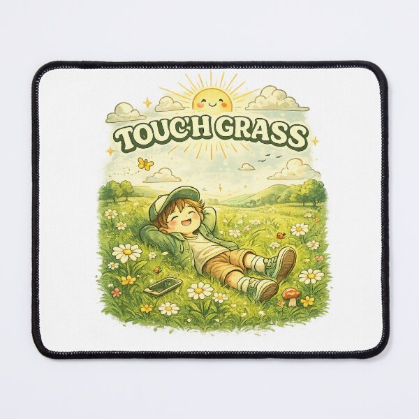 Item preview, TOUCH GRASS designed and sold by PeterPunkt.