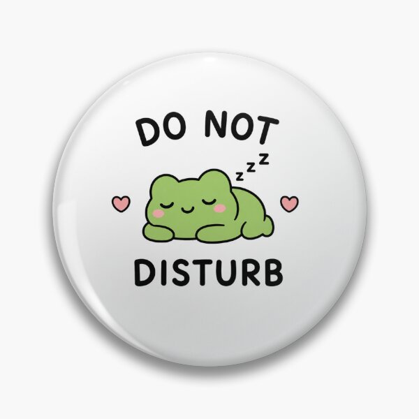 Item preview, Do Not Disturb Frog designed and sold by marketkmarket.