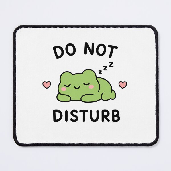 Item preview, Do Not Disturb Frog designed and sold by marketkmarket.