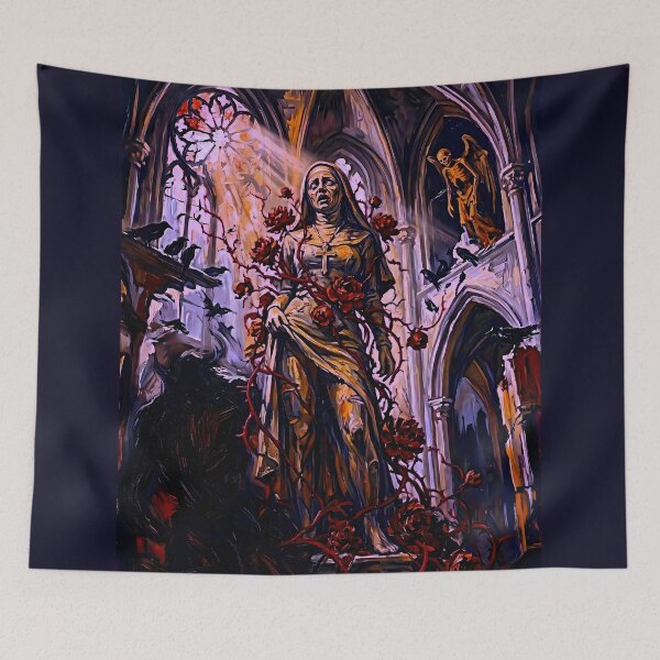 Item preview, Epic Dark Fantasy &amp; Gothic Cathedral Wall Art (3:4) designed and sold by Cyber-ART-Studio.
