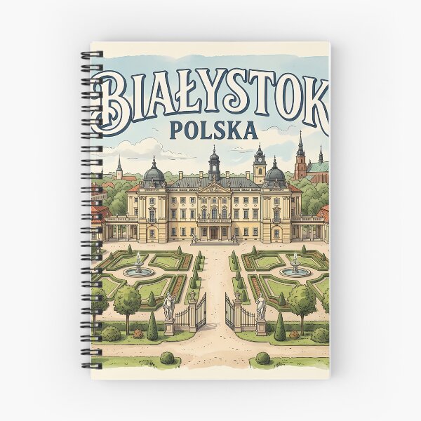 Item preview, Białystok Poland Illustrated Travel Poster designed and sold by Ar0undTheW0rld.