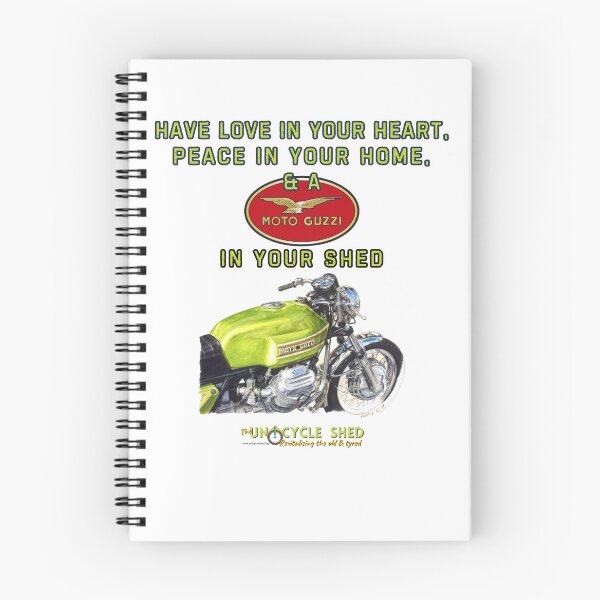 Item preview, Love Heart Green Guzzi V7 designed and sold by UnicycleShed.