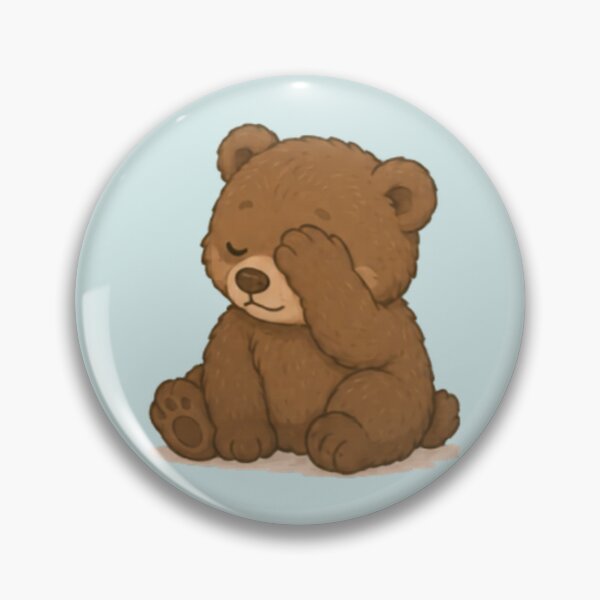 Item preview, Cute Facepalm Bear designed and sold by MellowMunchkins.