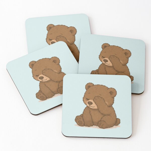 Item preview, Cute Facepalm Bear designed and sold by MellowMunchkins.