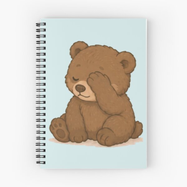 Item preview, Cute Facepalm Bear designed and sold by MellowMunchkins.