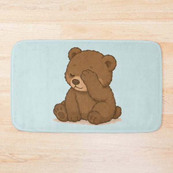 Item preview, Cute Facepalm Bear designed and sold by MellowMunchkins.