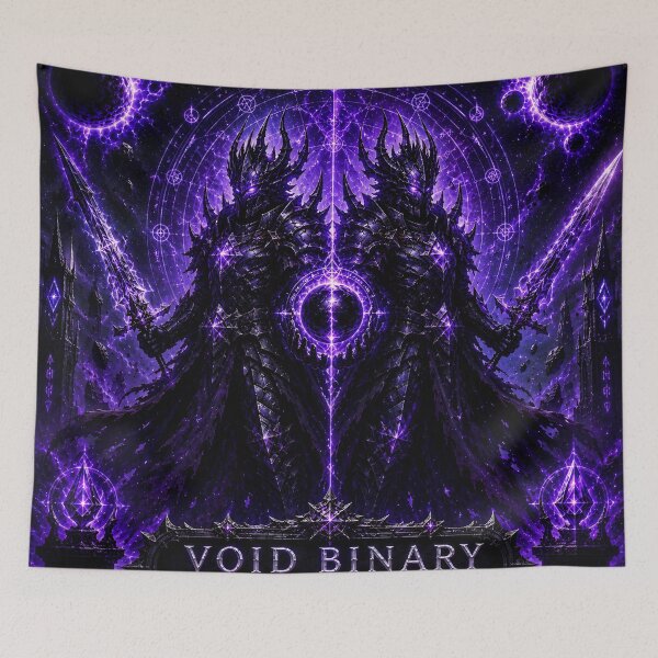 Item preview, Void Binary (Series 9) - Cyberpunk Interstellar Mainframe Code Stream Mech Art designed and sold by RiteshCenter.