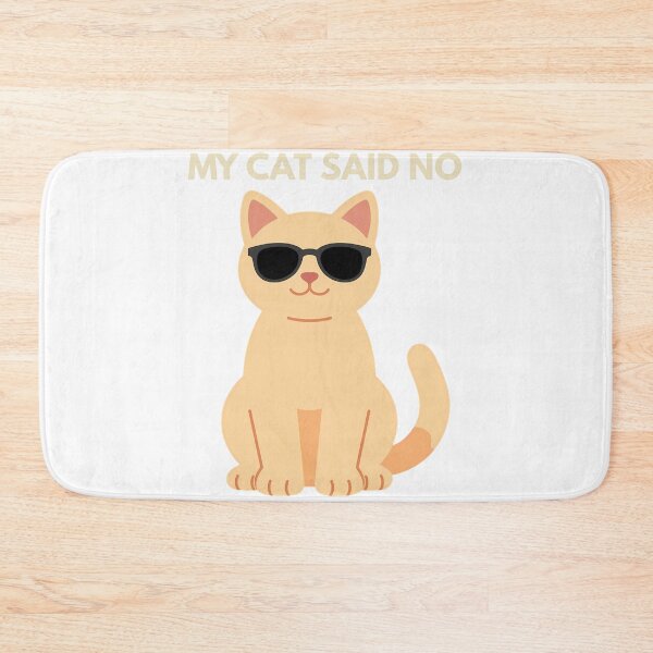 Item preview, My Cat Said No | Funny Cat Lover Humor T-Shirt Dark background designed and sold by ConsolAssoc Creative Studio.