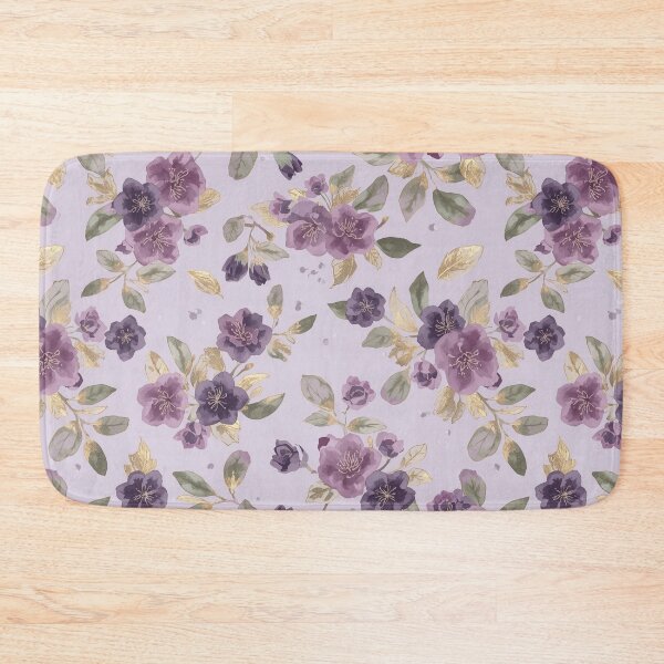 Item preview, Purple Sakura Branch | Vibrant Floral Japanese Botanical Watercolour designed and sold by Desolaa_Arts.
