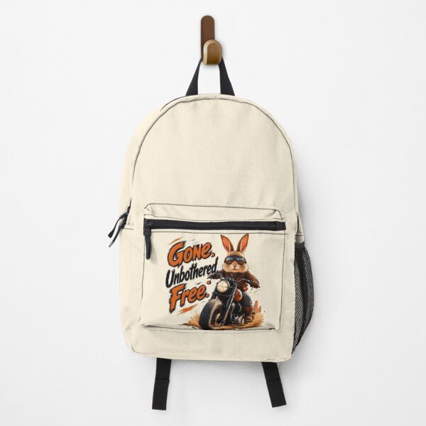 Item preview, Biker Rabbit Funny Unbothered Animal Lover Gift designed and sold by Gentlestate.