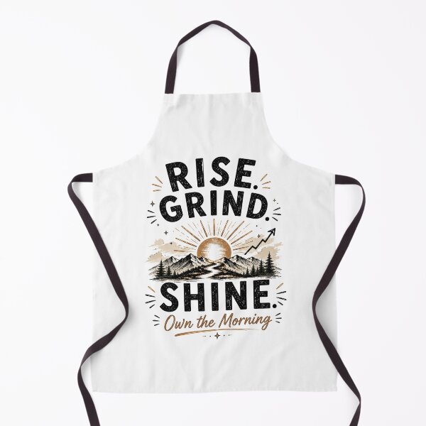 Item preview, Rise Grind Shine Morning Motivation designed and sold by Astra-Parallax.