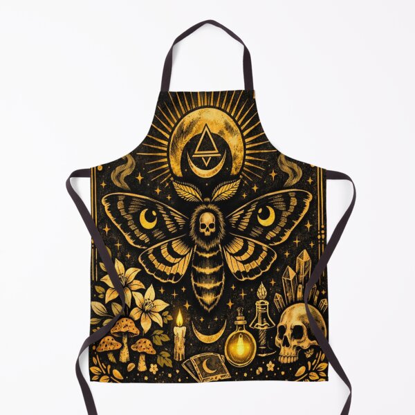 Item preview, Mystic Occult Death Moth Tarot Card Art - Celestial Witchy Design designed and sold by myforestfog.