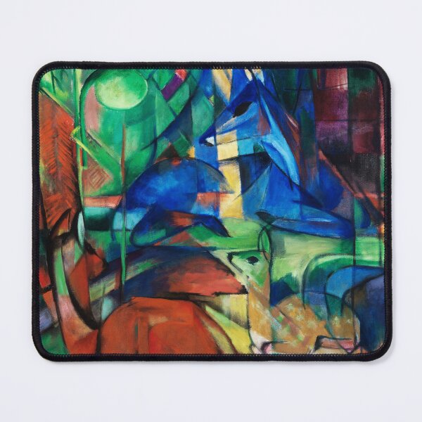 Item preview, Franz Marc - Deer in the Forest II designed and sold by Erlin Rudho.