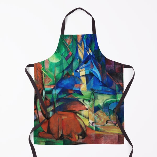Item preview, Franz Marc - Deer in the Forest II designed and sold by Erlin Rudho.