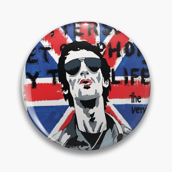 Item preview, Music Lyric Portrait British Rock Art designed and sold by sawsan-art.
