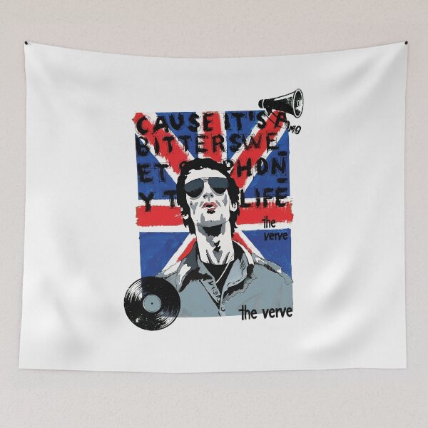 Item preview, Music Lyric Portrait British Rock Art  designed and sold by sawsan-art.