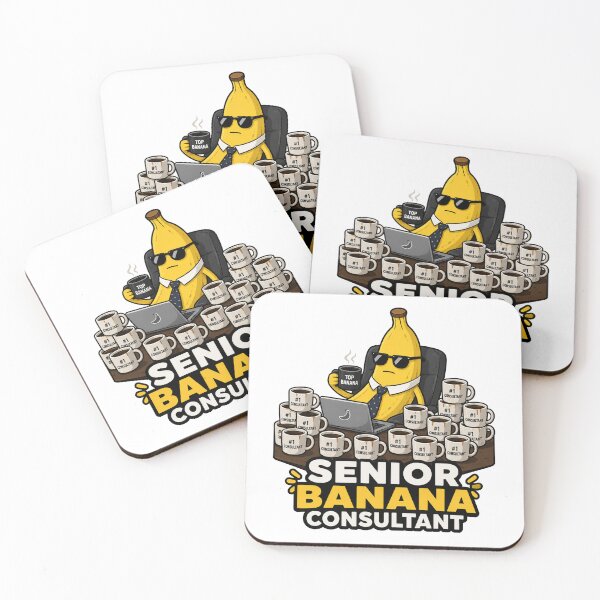 Item preview, Senior Banana Consultant Funny Office Humor Design designed and sold by MonkiFlipp.