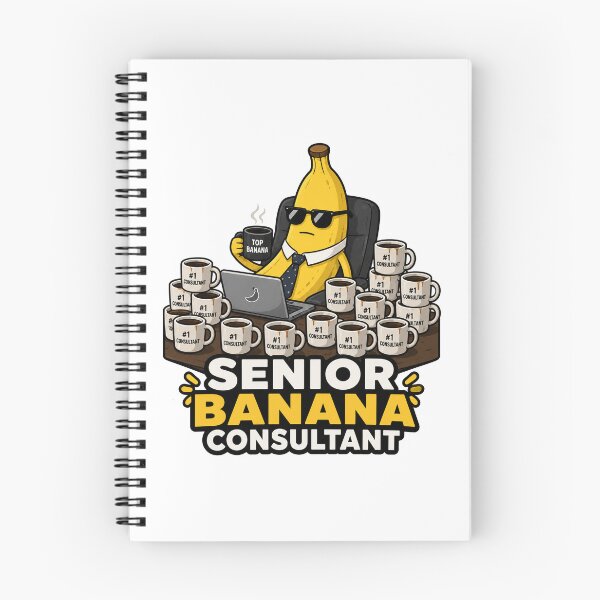Item preview, Senior Banana Consultant Funny Office Humor Design designed and sold by MonkiFlipp.