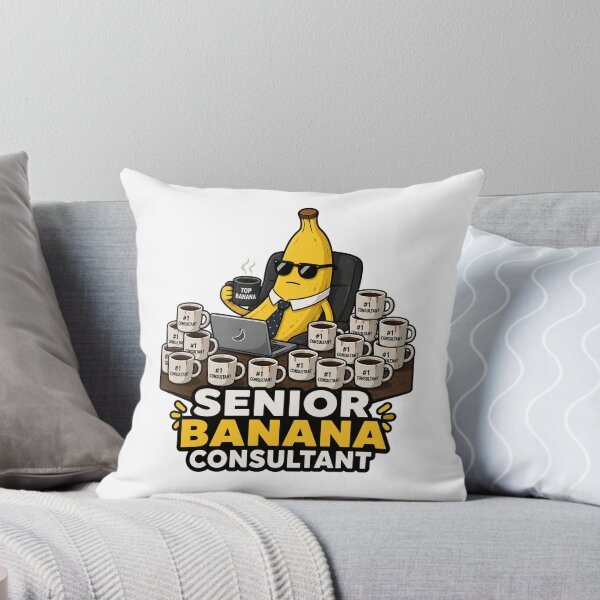 Item preview, Senior Banana Consultant Funny Office Humor Design designed and sold by MonkiFlipp.
