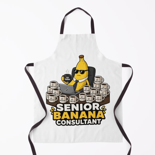 Item preview, Senior Banana Consultant Funny Office Humor Design designed and sold by MonkiFlipp.