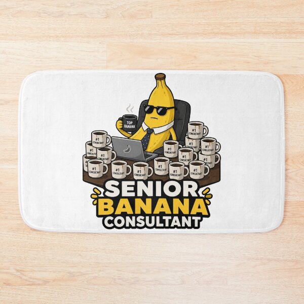 Item preview, Senior Banana Consultant Funny Office Humor Design designed and sold by MonkiFlipp.