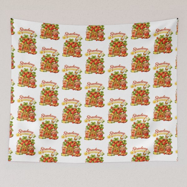 Item preview, Vintage Summer Harvest Market Watercolor Garden Design designed and sold by Hookesmode.