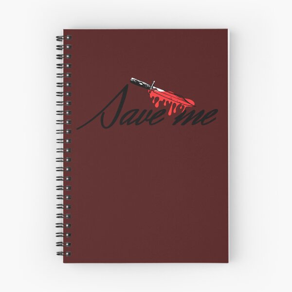 Item preview, Save Me Bloody Dagger Calligraphy Art designed and sold by VibeShift Studio.