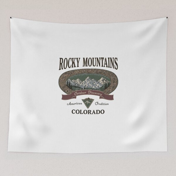 Aperçu de l'œuvre T-shirt classique Rocky Mountains Colorado Outdoor Discovery créée et vendue par Lilbahlil.