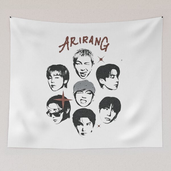 Item preview, Arirang Tour Minimalist Group Portrait | BTS Aesthetic Art designed and sold by Mooncreates7.