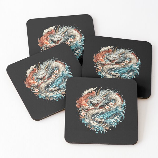 Item preview, Koi Dragon Harmony designed and sold by EleanoreDErin.