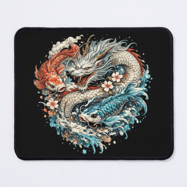 Item preview, Koi Dragon Harmony designed and sold by EleanoreDErin.