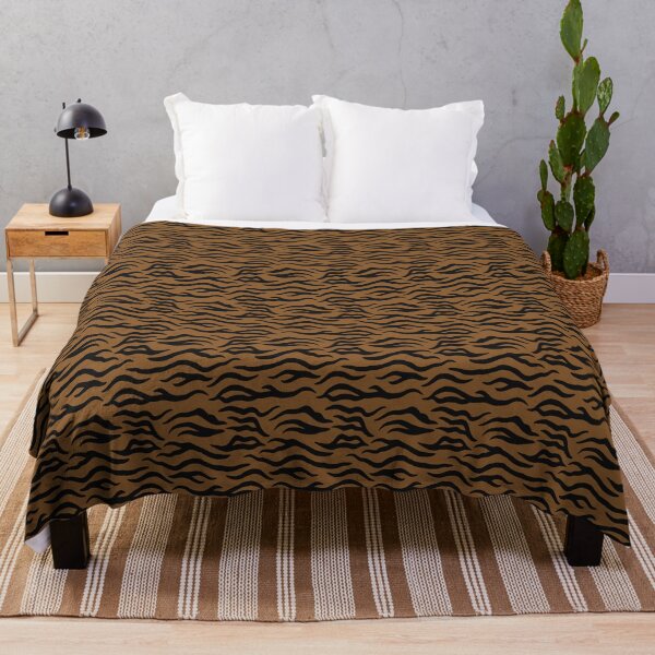 Item preview, Bronze And Black Tiger Print Pattern designed and sold by pattern-archive.