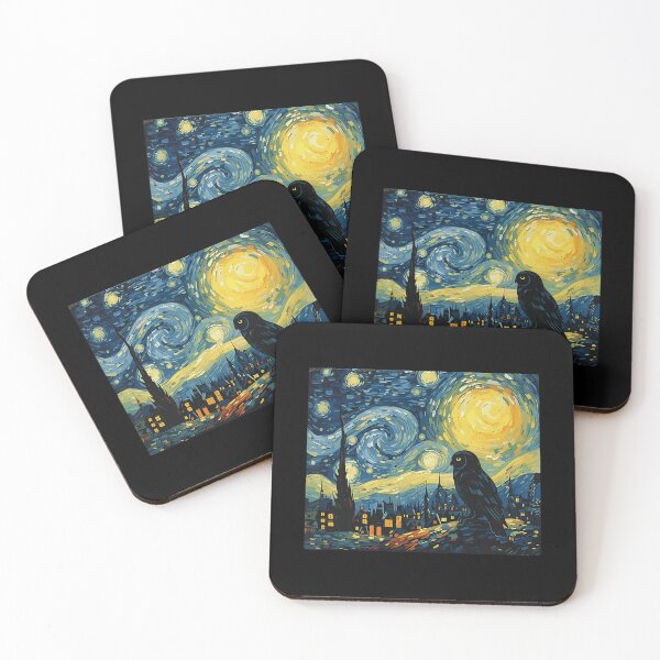 Item preview, Owl Starry Night Van Gogh Art Lover Men Women designed and sold by Littermin.